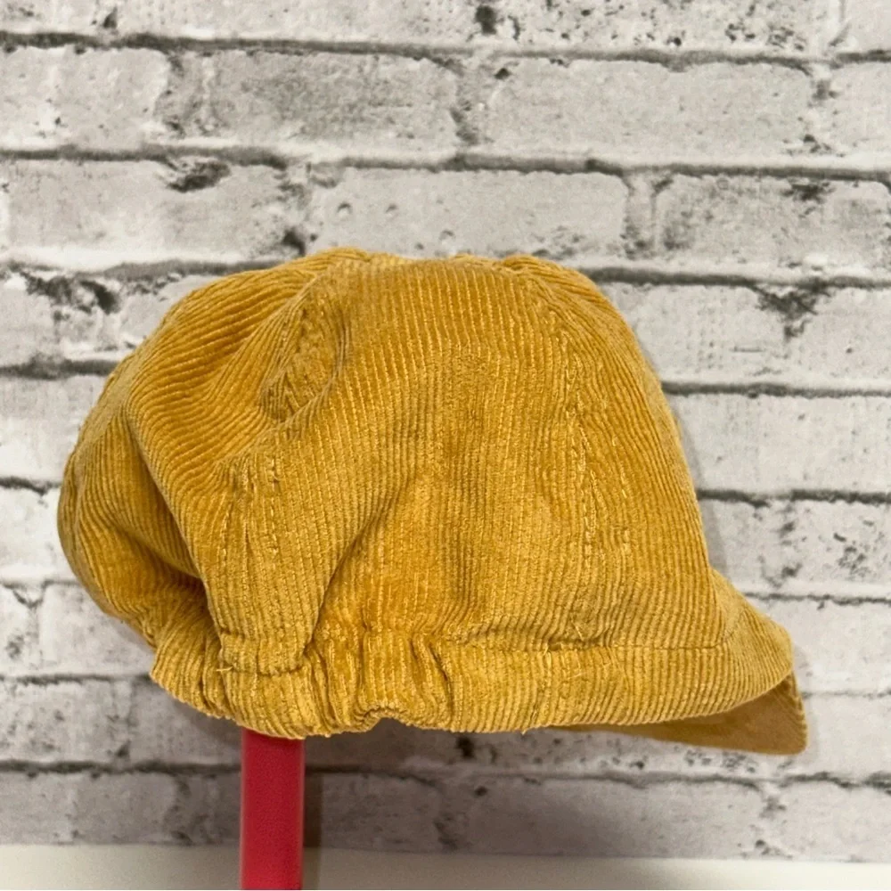 Toddler Corduroy Brown Tan 3T Cotton Hat Cap Boy